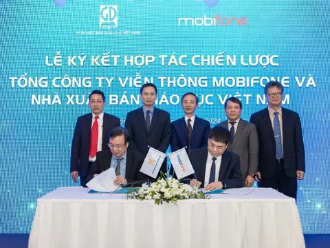 Hợp tác chiến lược giữa MobiFone và Nhà Xuất bản Giáo dục Việt Nam: Chuyển đổi số nâng cao chất lượng giáo dục
