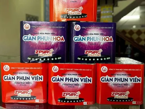 Công an Hà Tĩnh khuyến cáo thực hiện đúng quy định an toàn cháy nổ khi bảo quản, sử dụng pháo hoa