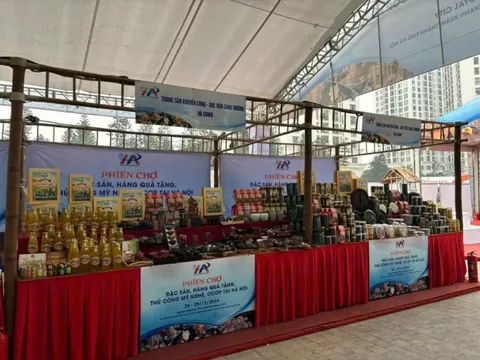 Tối 25/12, khai mạc phiên chợ đặc sản, hàng quà tặng, thủ công mỹ nghệ, OCOP tại Hà Nội