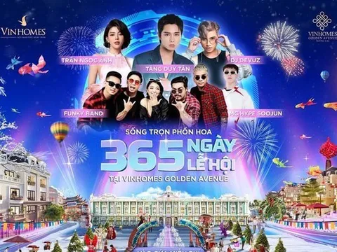 Vinhomes Golden Avenue “chơi lớn” tặng cư dân và du khách gala âm nhạc “đỉnh của chóp”