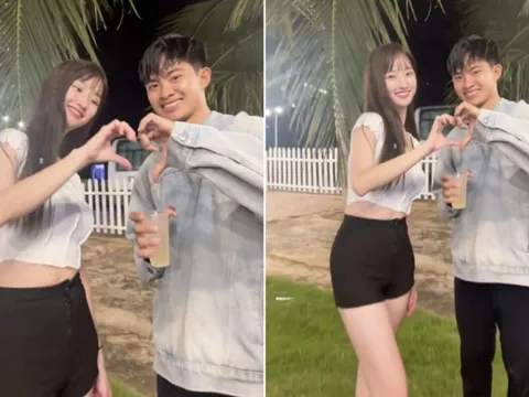 Danh tính cô gái chụp ảnh tạo hình trái tim với Lê Tuấn Khang