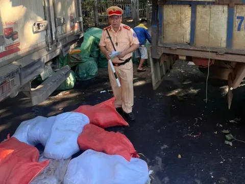 Thu giữ hơn 8,5 tấn thịt, nội tạng "bẩn' trên đường từ Hà Nội vào TP.HCM tiêu thụ