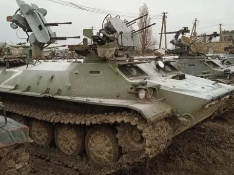 Xung đột leo thang, Nga ứng phó, lắp giáp đặc biệt cho xe chiến đấu MT-LB