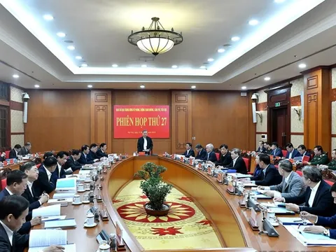 Phiên họp thứ 27 Ban Chỉ đạo Trung ương về phòng, chống tham nhũng, lãng phí, tiêu cực