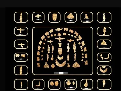 Khai quật mộ cổ, lóa mắt trước "kho báu" đầy vàng