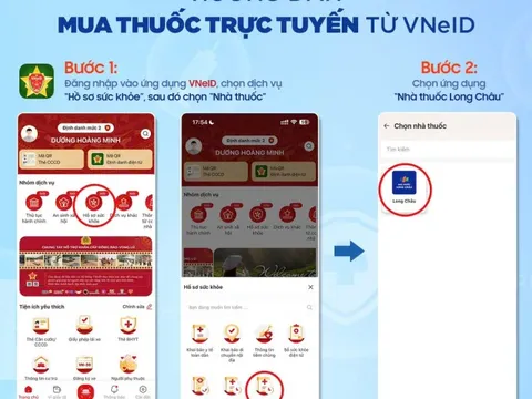 Từ 01/01/2025, có thể dùng VNeID để mua thuốc trực tuyến từ FPT Long Châu