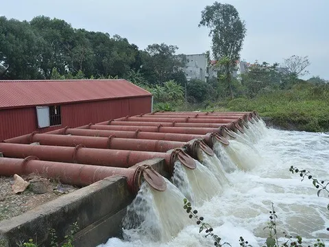 Sẵn sàng lấy nước đợt 1 gieo cấy vụ Đông Xuân khu vực Trung du và Đồng bằng Bắc Bộ
