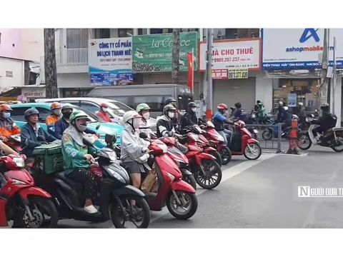 Giao thông khác lạ tại Tp.HCM sau khi thực hiện Nghị định 168