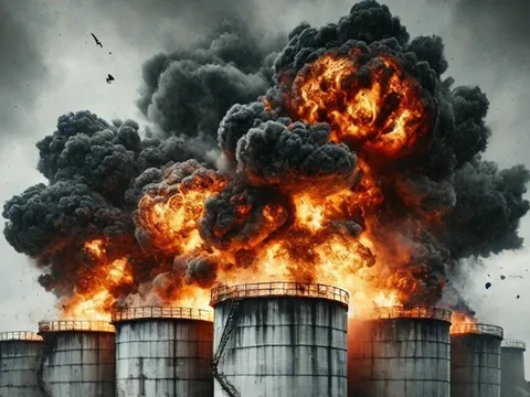 Ukraine tấn công kho dầu chiến lược, lửa bùng lên dữ dội