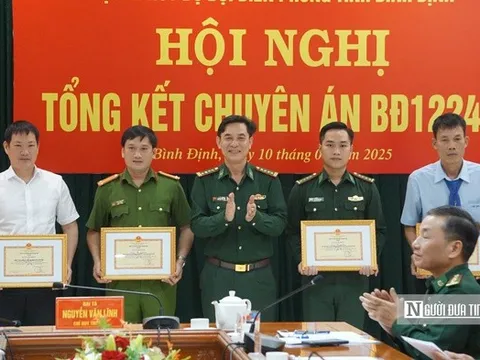 BĐBP tỉnh Bình Định khen thưởng tập thể, cá nhân phá chuyên án ma túy lớn