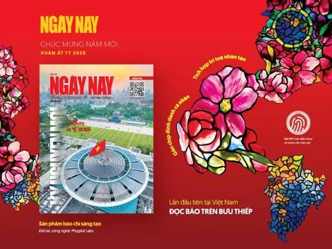 Đọc báo Tết trên bưu thiếp: Khi văn hóa đọc được nâng tầm