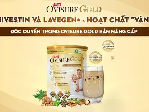 Ovisure Gold bản nâng cấp với bộ đôi Univestin và Lavegen+: Giải pháp “vàng” hỗ trợ thoái hóa, giảm viêm hiệu quả