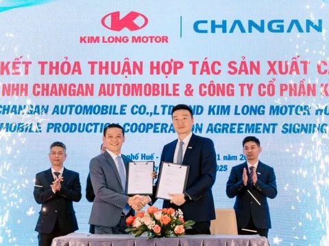 Kim Long Motor 'bắt tay' với Changan Automobile sản xuất ô tô du lịch