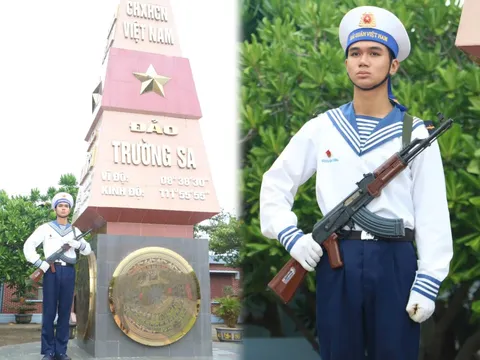 Thăm, chúc Tết tại quần đảo Trường Sa