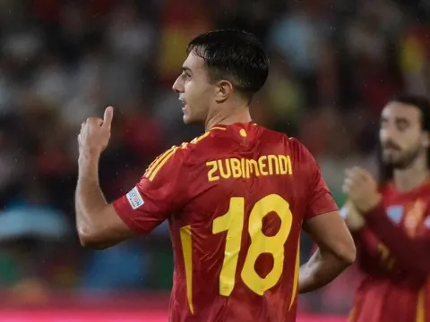 Arsenal sẵn sàng "phá két" vì Zubimendi, một ngôi sao tiền vệ có thể phải ra đi