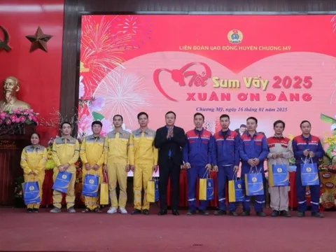“Tết Sum vầy-Xuân ơn Đảng” dành cho công nhân lao động tại Chương Mỹ