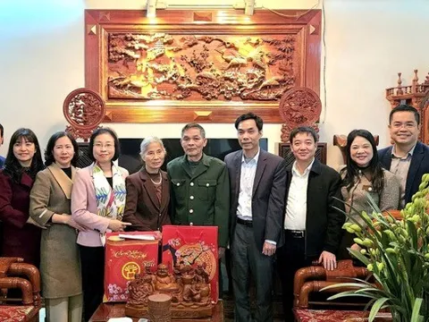 Phó Trưởng đoàn chuyên trách Đoàn đại biểu Quốc hội TP trao quà Tết tại Phúc Thọ, Sơn Tây