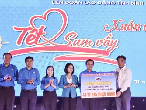 Bình Dương dành 270 tỷ đồng chăm lo Tết cho công nhân lao động