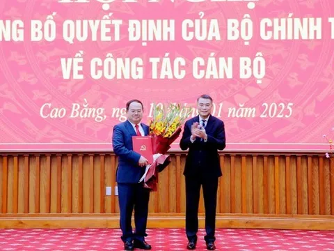 Phó Bí thư Tỉnh ủy Đồng Nai làm tân Bí thư Tỉnh ủy tỉnh Cao Bằng