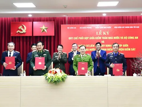 Ký kết quy chế phối hợp công tác giữa Kiểm toán Nhà nước và Bộ Công an