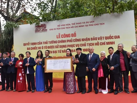 Công bố quyết định của Thủ tướng công nhận xe ô tô phục vụ Chủ tịch Hồ Chí Minh là Bảo vật quốc gia