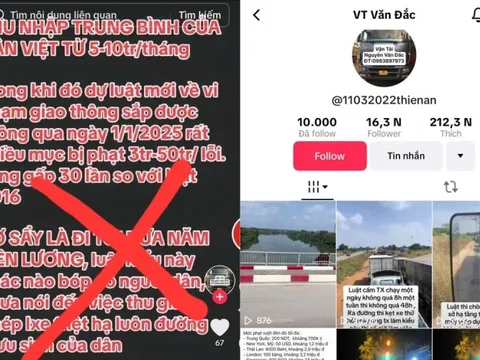 Đăng thông tin bịa đặt về Nghị định 168, một tài khoản Tiktok bị xử phạt