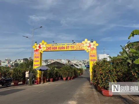 Chợ hoa Tết phố núi ế ẩm, tiểu thương thấp thỏm chờ khách