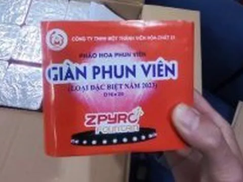 Có được mang pháo hoa lên máy bay không?