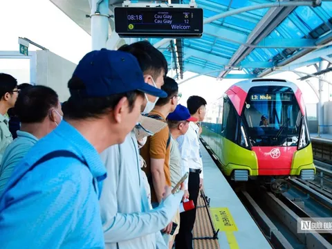 Hà Nội: Gần 15 triệu lượt khách đi đường sắt đô thị trong năm 2024