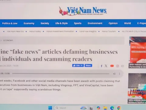 Cảnh giác với chiêu trò bôi nhọ hình ảnh doanh nghiệp, cá nhân qua các bài viết "giả mạo"