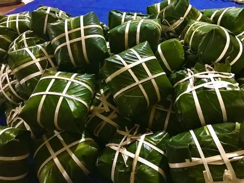 Bánh chưng Tranh Khúc nức tiếng Hà Thành