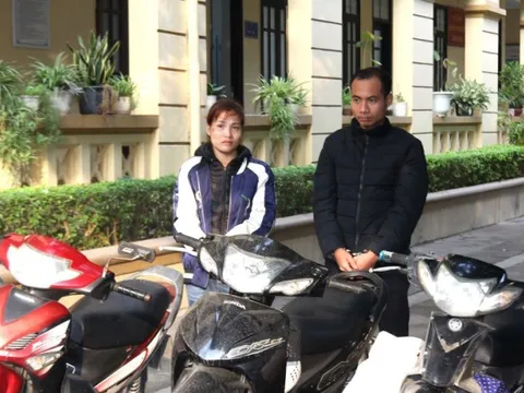 Bắt cặp vợ chồng gây ra liên tiếp 10 vụ trộm cắp tài sản