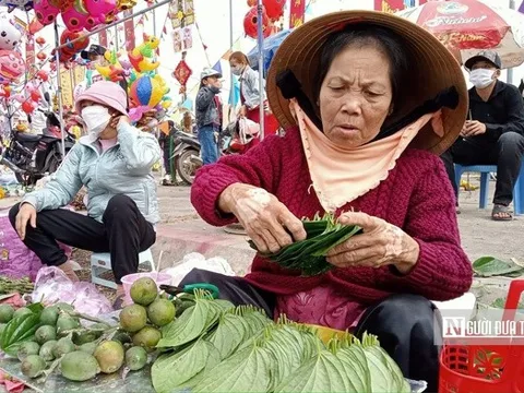 Độc đáo "chợ viềng" họp sau đêm Giao thừa để cầu may tại Bình Định