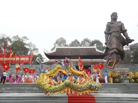 Tối nay (mùng 5 tháng Giêng), khai mạc Lễ hội gò Đống Đa