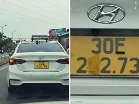 Lập biên bản vi phạm hành chính, tạm giữ giấy phép lái xe của tài xế che biển số ô tô