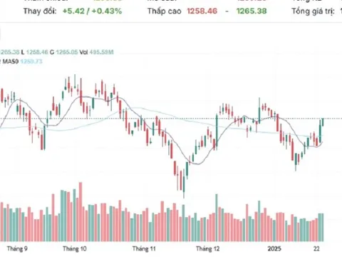 VN-Index có thể tiến đến vùng 1,300 điểm