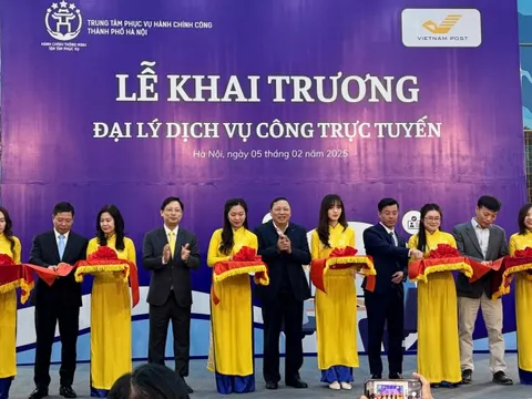 Khai trương thí điểm Đại lý Dịch vụ công trực tuyến tại Bưu điện Hà Nội