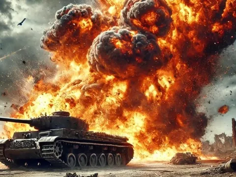 Máy bay Nga tấn công chính xác xe tăng Challenger 2 của Ukraine