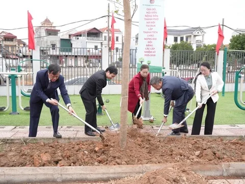 Hội Nông dân thành phố Hà Nội phấn đấu trồng mới 30.000 cây xanh