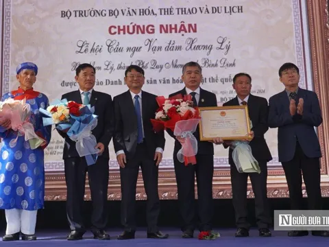 Lễ hội cầu ngư 200 năm tuổi ở Bình Định trở thành di sản văn hóa phi vật thể quốc gia
