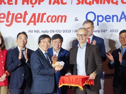 Vietjet hợp tác OpenAirlines tiên phong ứng dụng trí tuệ nhân tạo, tối ưu tiêu thụ nhiên liệu bay