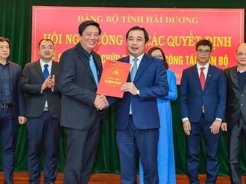 Hải Dương có tân Trưởng Ban Tuyên giáo và Dân vận Tỉnh ủy