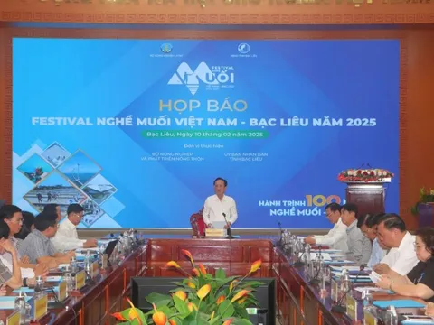 Tháng 3/2025: Diễn ra Festival nghề muối Việt Nam tại Bạc Liêu