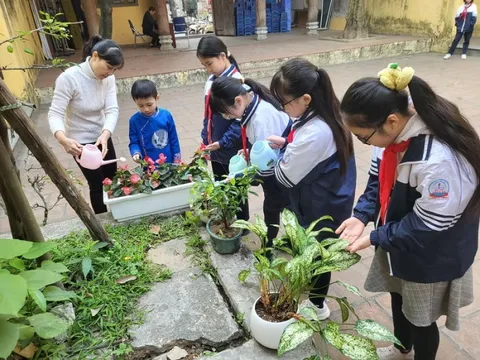 Thực hiện phong trào thi đua Sáng - Xanh - Sạch - Đẹp trong ngành Giáo dục và Đào tạo Hà Nội