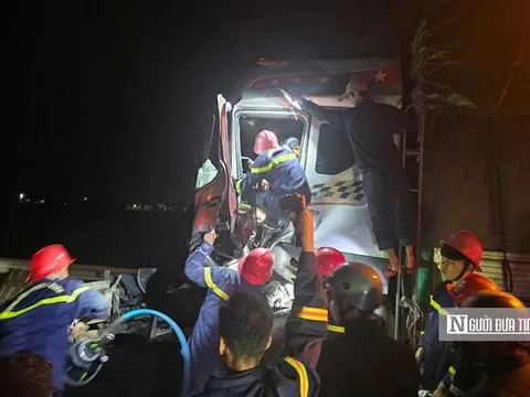 3 xe tải tông nhau trên đường tránh Quốc lộ 1, nhiều người bị người thương