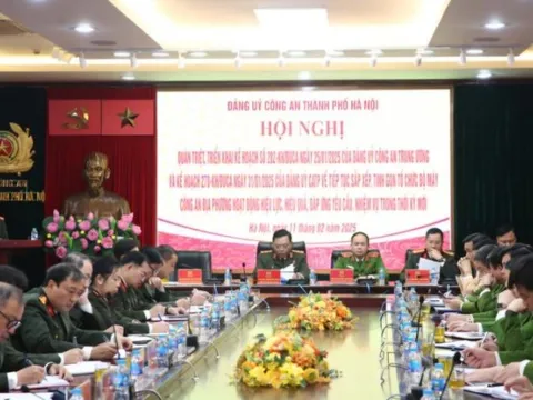 Công an Hà Nội sắp xếp, tinh gọn bộ máy theo 3 giai đoạn