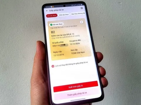 Cảnh báo thủ đoạn giả danh công an hướng dẫn tích hợp điểm giấy phép lái xe