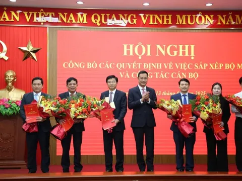 Quảng Bình công bố các quyết định về việc sắp xếp bộ máy và công tác cán bộ