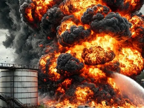 Tên lửa Nga không kích chính xác kho vũ khí của Ukraine