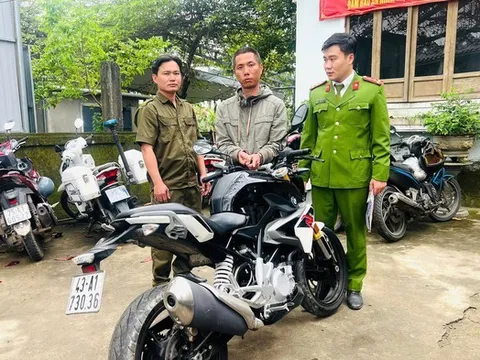 Kẻ trộm xe máy phân khối lớn ở Đà Nẵng "sa lưới" ở Huế